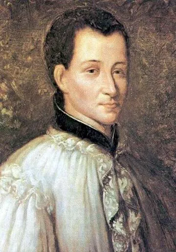 Bildnis des Jesuiten Claude de la Colombière im weißen Chorhemd, mit dunklem Mantel
